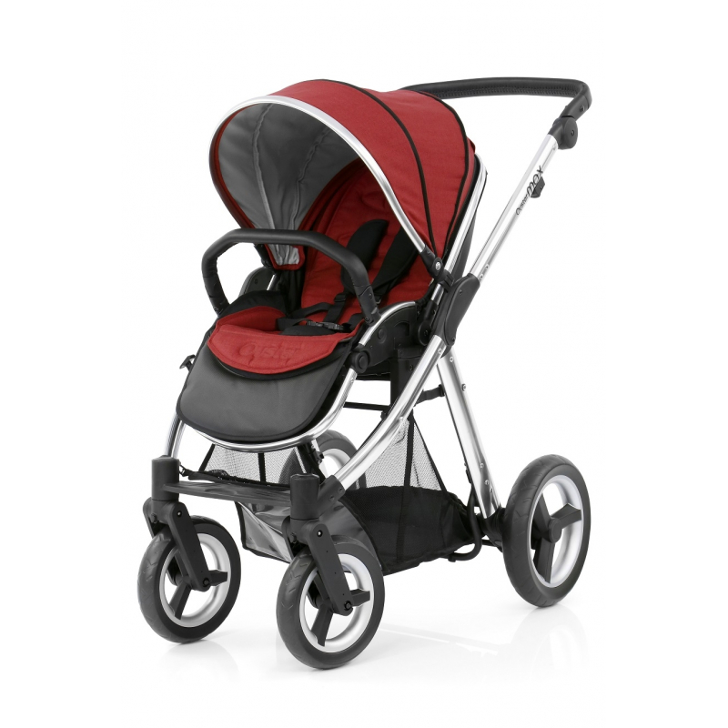 BabyStyle kočárek Oyster Max Mirror/Tango Red 2017