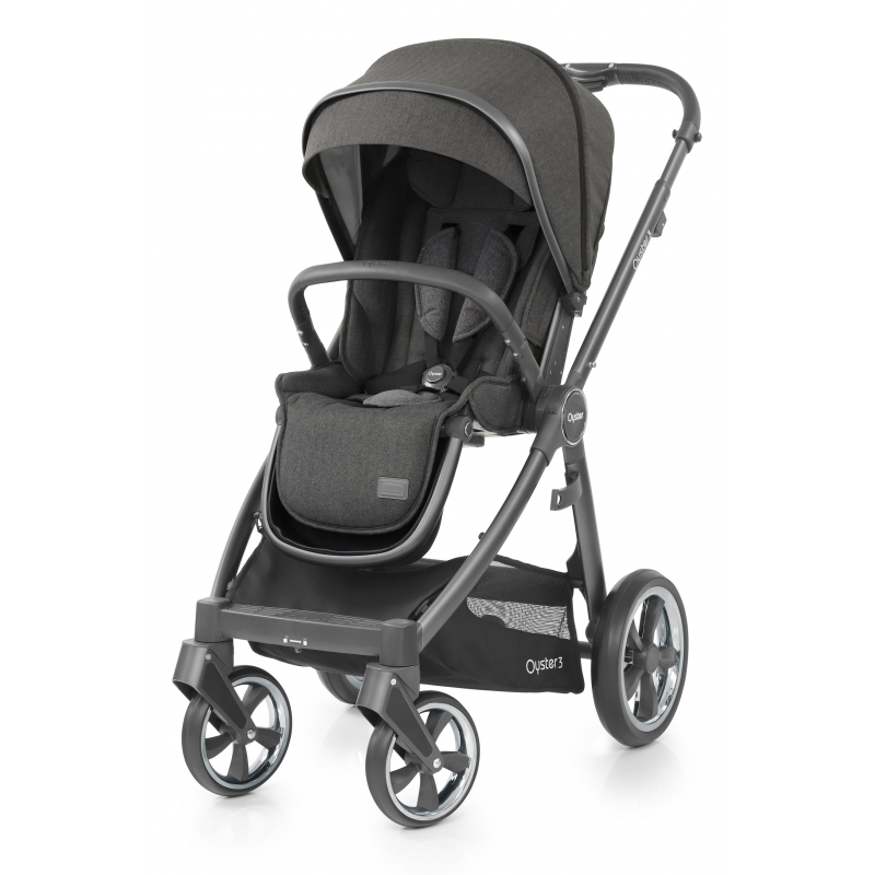 OYSTER 3 stroller with rain cover - PEPPER (CITI GREY fraim)   2019